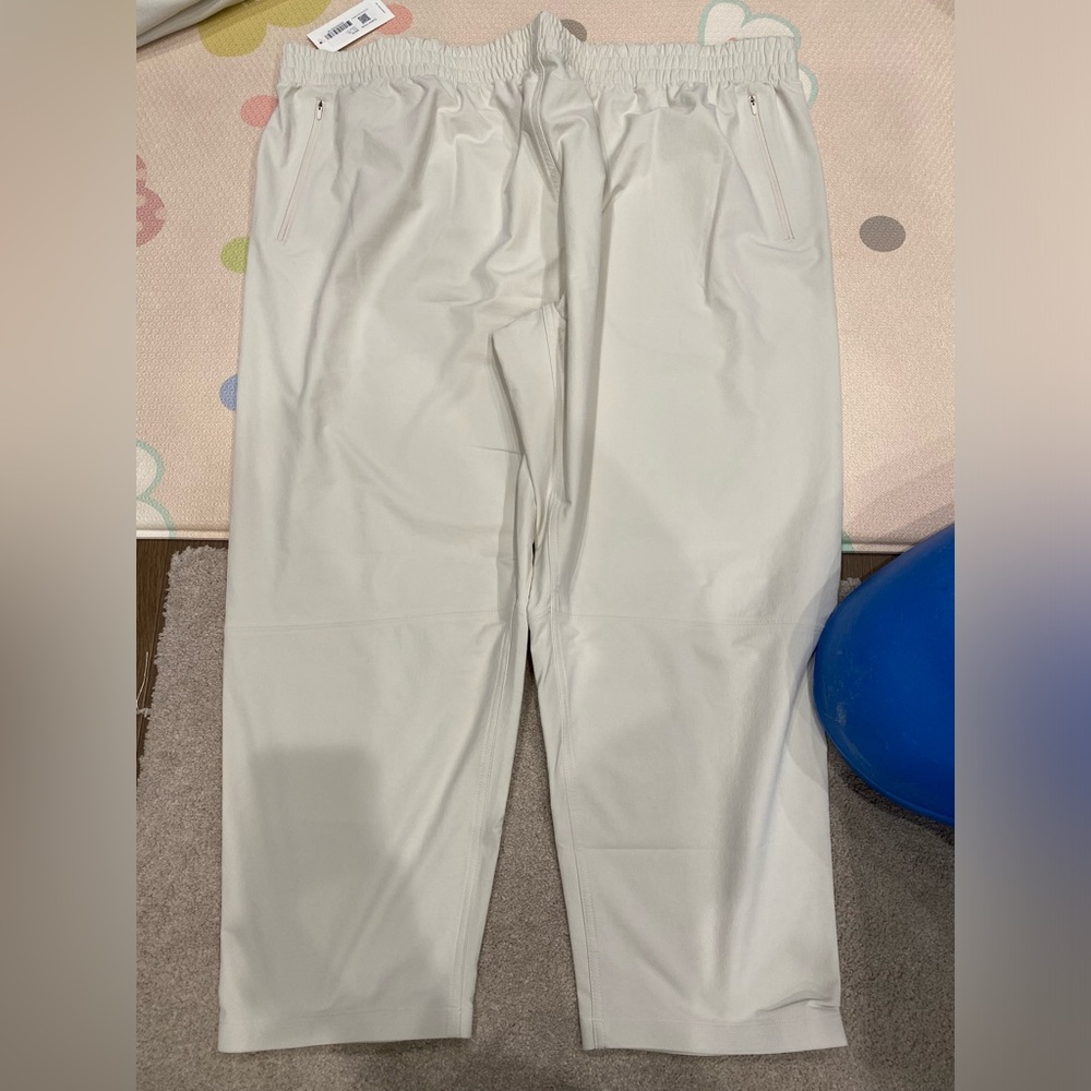 NWT Outdoor Voices RecTrek Pants, Bone. 2 front pockets w/ zipper, 1 back pocket